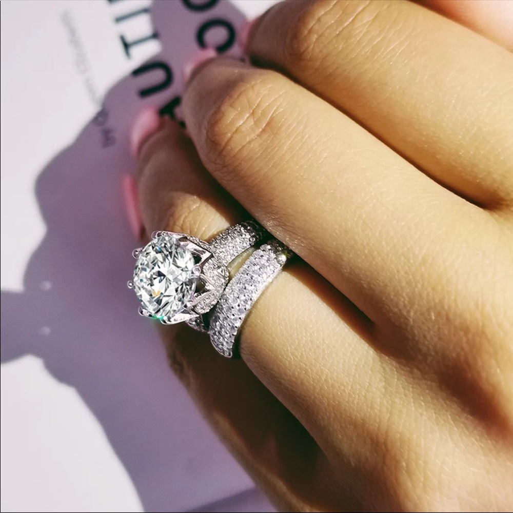 NEW* 925 sterling silver solitaire ring - Picture 4 of 5